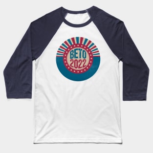 Beto 2022 Cool Grunge American Flag Election Baseball T-Shirt